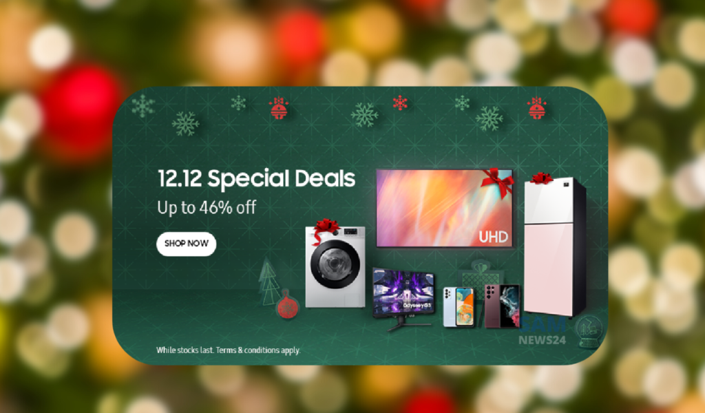 Samsung 12.12 Holiday Mega Sale