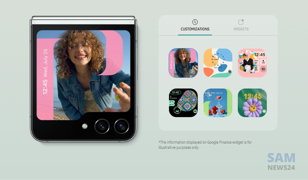 Galaxy Z Flip 5 Official Widget