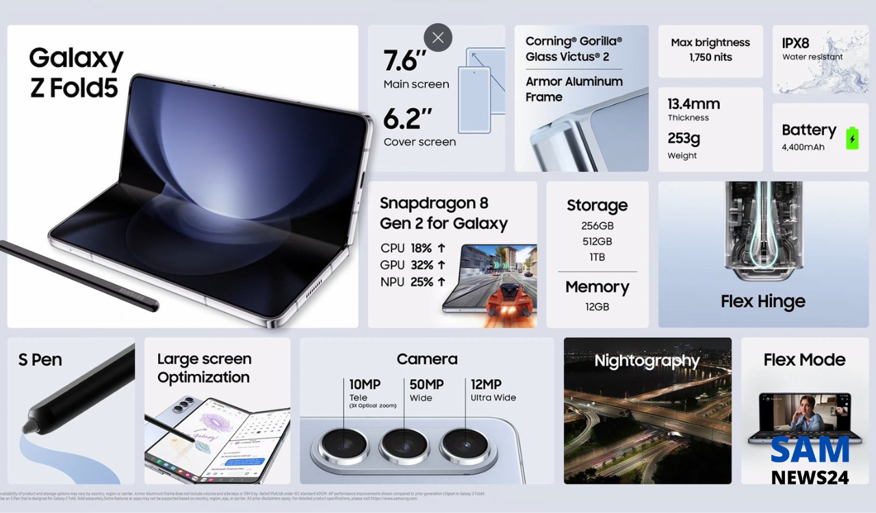 Galaxy Z Fold 5 official launch