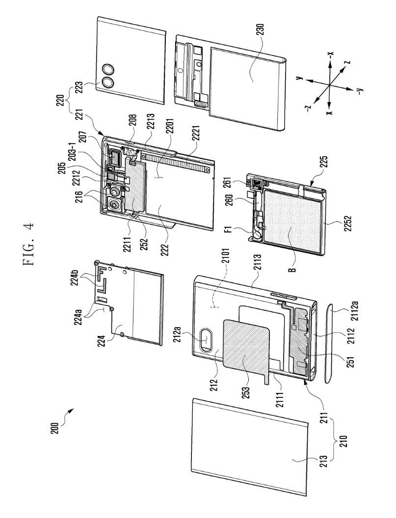 Samsung scrollable phone patent approved