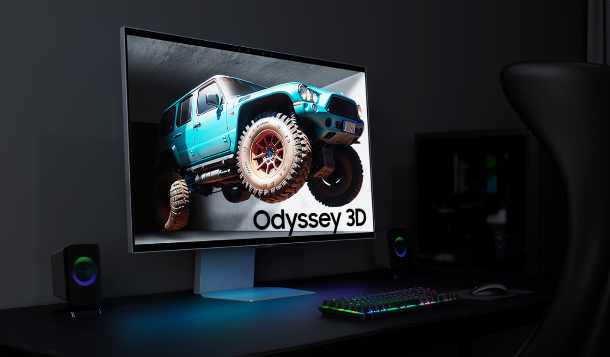 Samsung glasses-free 4K 3D monitor